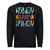 Black western howdy baby howdy Premium Sweatshirt - NancyCooperArtShop