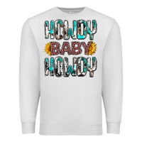 Oatmeal Heather western howdy baby howdy Premium Sweatshirt - NancyCooperArtShop