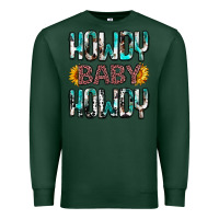 Sports Green western howdy baby howdy Premium Sweatshirt - NancyCooperArtShop