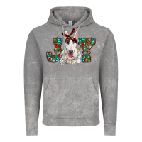 Cloud Rock Christmas joy bull terrier Vintage Hoodie - RanaPortraitStore