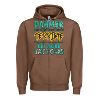 Chestnut get more tattoos Zipper Hoodie - NancyCooperArtShop