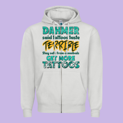 Get More Tattoos Zipper Hoodie Designed By Nancycooperartshop
