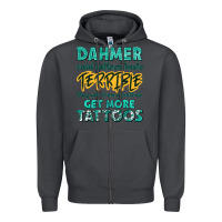 Smoke get more tattoos Zipper Hoodie - NancyCooperArtShop