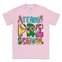 Bubblegum Pink team preschool Classic Tee - JahusDesignShop