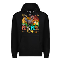 Black mama hen Premium Hoodie - LillyAllenDesigns