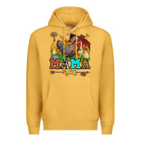 Mustard mama hen Premium Hoodie - LillyAllenDesigns