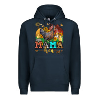 Navy mama hen Premium Hoodie - LillyAllenDesigns