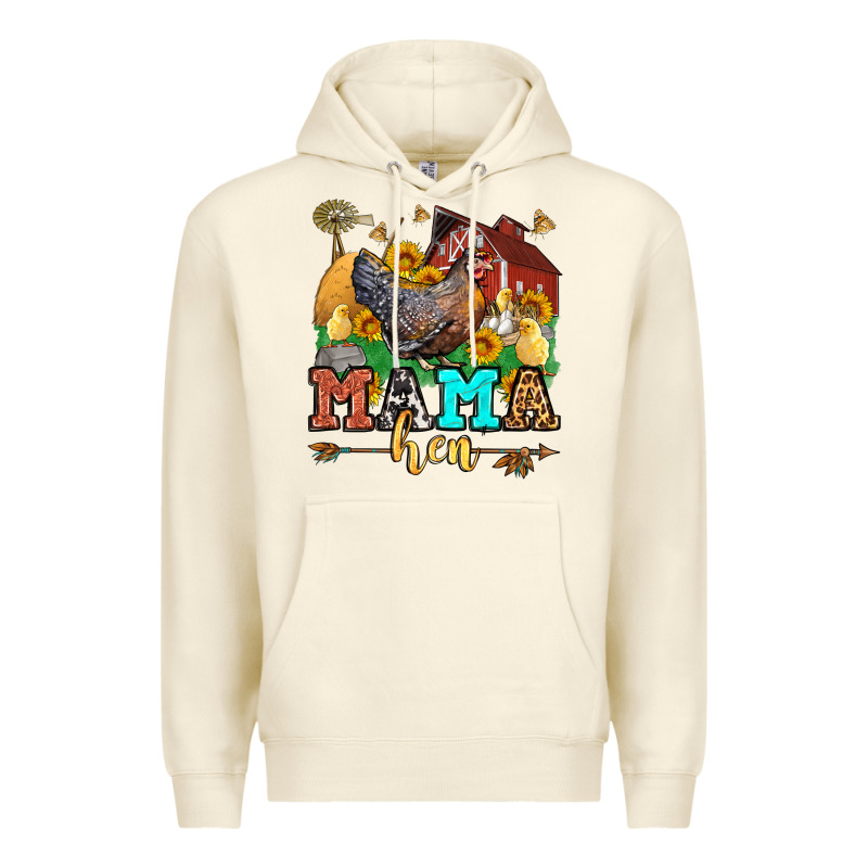Mama Hen Premium Hoodie by LillyAllenDesigns | Teevron