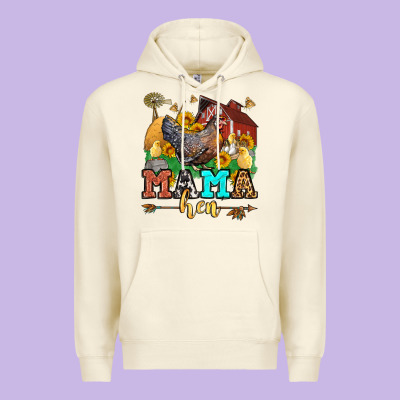 Mama Hen Premium Hoodie Designed By Lillyallendesigns