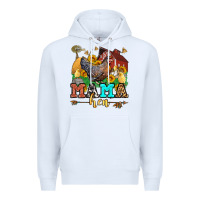 White mama hen Premium Hoodie - LillyAllenDesigns