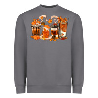 Storm Fall Coffee Cups Heavyweight Sweatshirt - texasbilliewilder