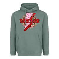 Sage teacher lightning bolt valentines day Heavyweight Hoodie - MaliasSmallBusiness