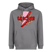 Storm teacher lightning bolt valentines day Heavyweight Hoodie - MaliasSmallBusiness