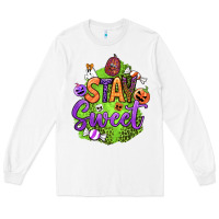 White stay sweet halloween Long Sleeve Tee - BundleAndBundleShop