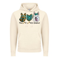Vintage Artic peace love white sepherd Vintage Hoodie - RanaPortraitStore