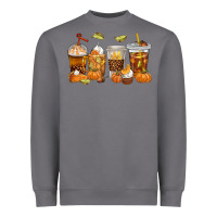 Storm Fall Coffee Cups Heavyweight Sweatshirt - texasbilliewilder