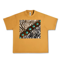 Peanut Butter zebra gemstone leather Urban Heavy Tee - BarkalooDesign