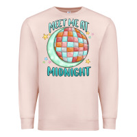 Pale Pink meet me at midnight Premium Sweatshirt - MaliasSmallBusiness