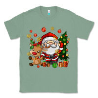 Sage santa and reindeer Classic Tee - AdoDesignShop