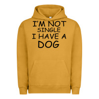Pigment Peanut Butter I m Not Single I Have A Dog Urban Hoodie - Bettercallsaul