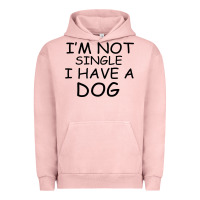 Pigment Salmon I m Not Single I Have A Dog Urban Hoodie - Bettercallsaul