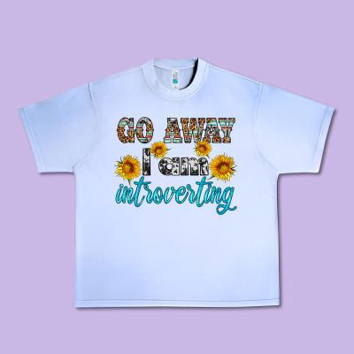 Go Away I Am Introvering Urban Heavy Tee Designed By Hra Design Shop