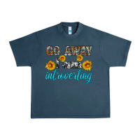 Midnight Navy go away i am introvering Urban Heavy Tee - HRA Design Shop
