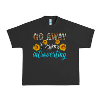 Pigment Black go away i am introvering Urban Heavy Tee - HRA Design Shop