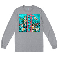 Heather Grey turquoise leopard mama Long Sleeve Tee - AdoDesignShop