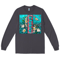 Smoke turquoise leopard mama Long Sleeve Tee - AdoDesignShop