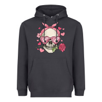 Smoke valentine's day skull Heavyweight Hoodie - MaliasSmallBusiness