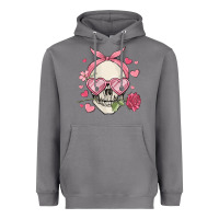 Storm valentine's day skull Heavyweight Hoodie - MaliasSmallBusiness