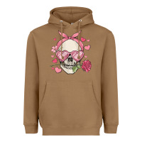 Toasted Coconut valentine's day skull Heavyweight Hoodie - MaliasSmallBusiness