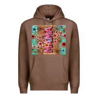 Chestnut floral mama Premium Hoodie - LillyAllenDesigns