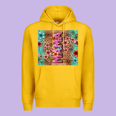 Floral Mama Premium Hoodie Designed By Lillyallendesigns