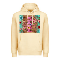 Pina Colada floral mama Premium Hoodie - LillyAllenDesigns