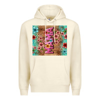 Sandshell floral mama Premium Hoodie - LillyAllenDesigns