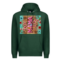 Sports Green floral mama Premium Hoodie - LillyAllenDesigns