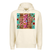 Tofu floral mama Premium Hoodie - LillyAllenDesigns
