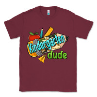 Burgundy kindergarten grade dude Classic Tee - RanaPortraitStore