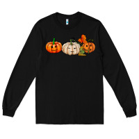 Black pumpkins face Long Sleeve Tee - AdoDesignShop