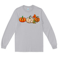 Moon Dust pumpkins face Long Sleeve Tee - AdoDesignShop