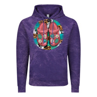Cloud Purple western crocin Vintage Hoodie - texasbilliewilder