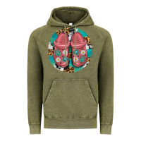Vintage Olive western crocin Vintage Hoodie - texasbilliewilder
