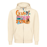 Sandshell girls just wanna have fun Zipper Hoodie - NancyCooperArtShop