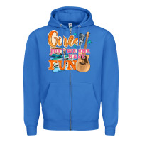 True Royal girls just wanna have fun Zipper Hoodie - NancyCooperArtShop