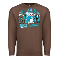 Chestnut up to snow good and cute snowman Premium Sweatshirt - NancyCooperArtShop