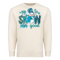 Sandshell up to snow good and cute snowman Premium Sweatshirt - NancyCooperArtShop
