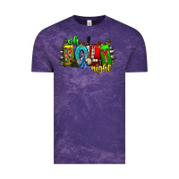 Cloud Purple oh holy night Vintage Tee - CowhideDigitalArt