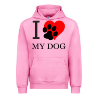 Fuchsia Pink I My Dog Urban Hoodie - Bettercallsaul